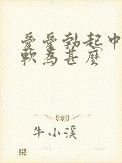 爱爱勃起中途变软为甚么