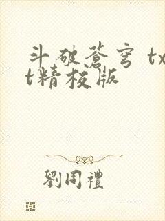 斗破苍穹 txt精校版