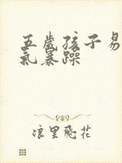 五岁孩子易怒脾气暴躁