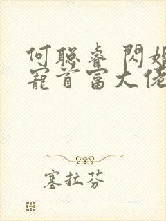 何聪睿 闪婚成宠首富大佬爱上我