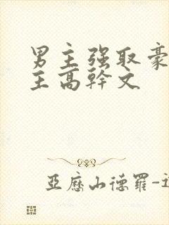 男主强取豪夺女主高干文