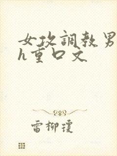 女攻调教男受高h重口文