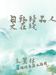 日韩精品人妻中文在线