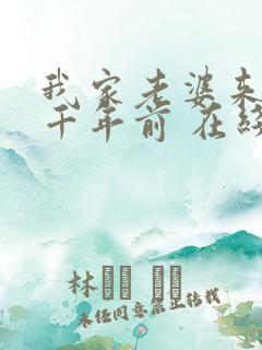 我家老婆来自一千年前 在线阅读