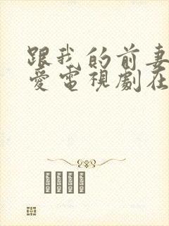 跟我的前妻谈恋爱电视剧在线