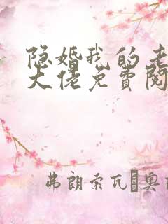 隐婚我的老公是大佬免费阅读全文