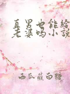 直男也能给人当老婆吗小说