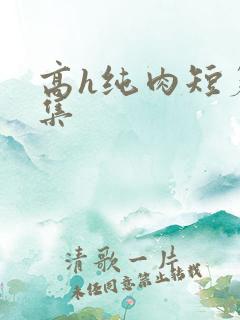 高h纯肉短篇合集