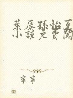 叶辰孙怡夏若雪小说免费阅读最新章