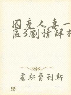 国产人妻一区二区3剧情解析