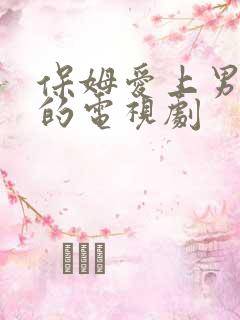 保姆爱上男主人的电视剧