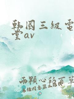 韩国三级电影天堂av