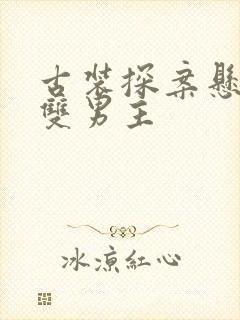 古装探案悬疑剧双男主