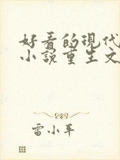 好看的现代言情小说重生文