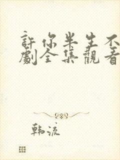 许你半生不见短剧全集观看