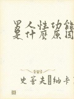 男人性功能减退是什么原因引起的男人