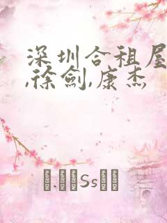 深圳合租屋小雯,徐剑,康杰