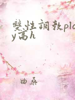 双性调教play高h