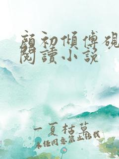 颜初倾傅砚免费阅读小说