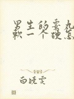 男生的睾丸一个软一个硬怎么回事