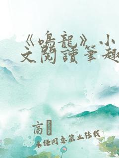 《鸣龙》小说全文阅读笔趣阁