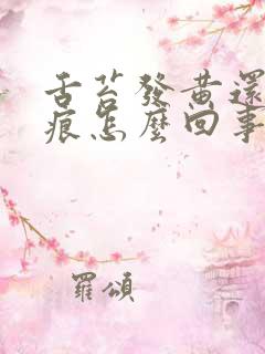 舌苔发黄还有裂痕怎么回事