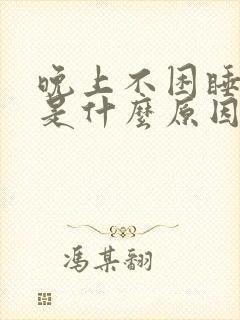 晚上不困睡不着是什么原因