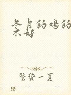 冬月的鸡的命好不好