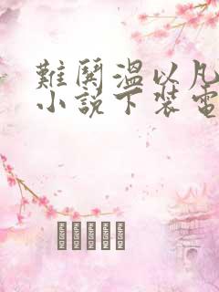 难哄温以凡桑延小说下装电子书