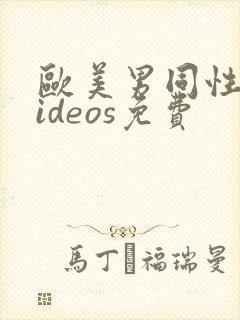 欧美男同性恋videos免费