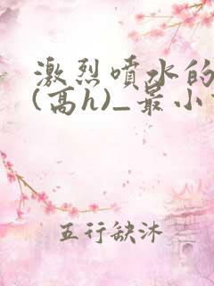 激烈喷水的双性(高h)_最小说