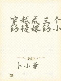 穿越成三个孩子的后娘的小说