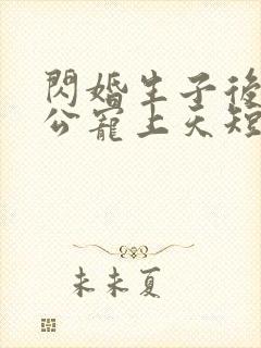 闪婚生子后被老公宠上天短剧合集