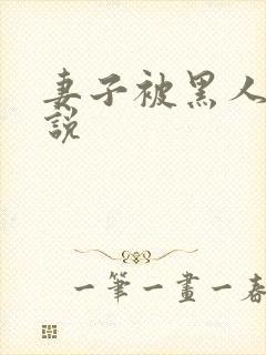 妻子被黑人干小说