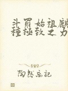 斗罗始祖麒麟十种极致之力