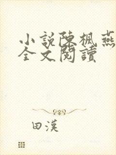 小说陈枫燕清羽全文阅读