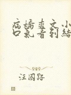 病娇爽文小说一口气看到结局