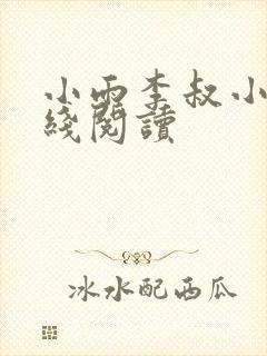 小雨李叔小说在线阅读