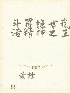 斗罗绝世我霍雨浩精神之主