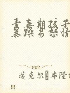 青春期孩子脾气暴躁易怒情绪失控