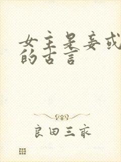 女主是妾或外室的古言