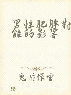 男性肥胖对性功能的影响