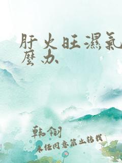 肝火旺湿气重怎么办