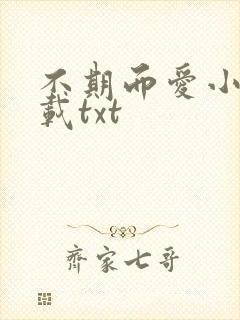 不期而爱小说下载txt