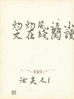 灼灼风流小说全文在线阅读