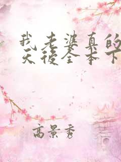 我老婆真的不是天后全本下载txt