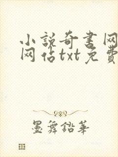 小说奇书网下载网站txt免费下载