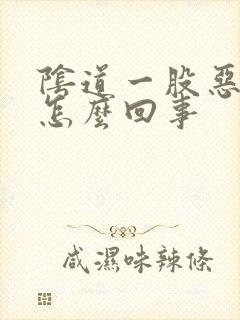 阴道一股恶臭味怎么回事