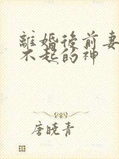 离婚后前妻高攀不起的神