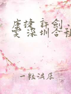 康捷 许剑 小雯 深圳合租